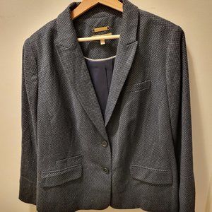 Grey Talbots Suit Jacket- 16W- with four pockets